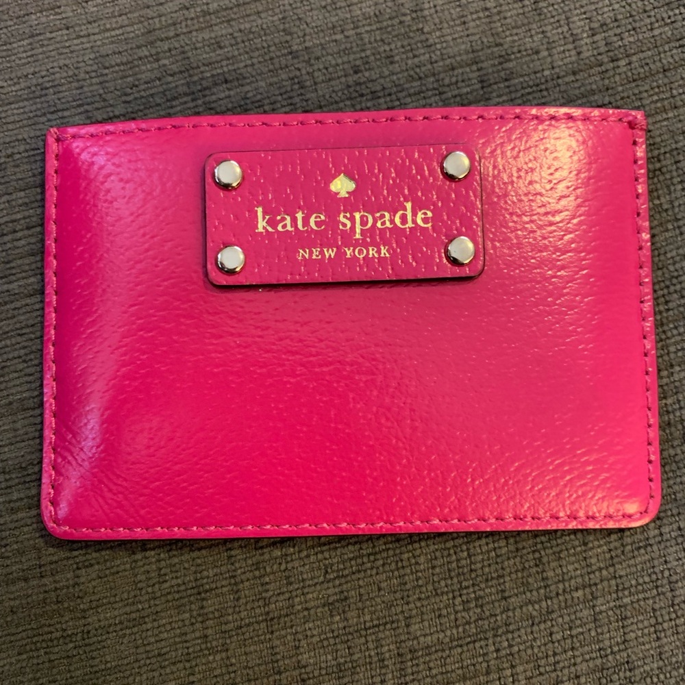 Pink Kate Spade credit Card Holder